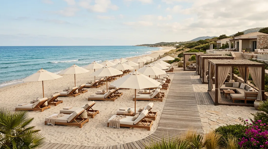 Пляж / beach club ракурс 5
