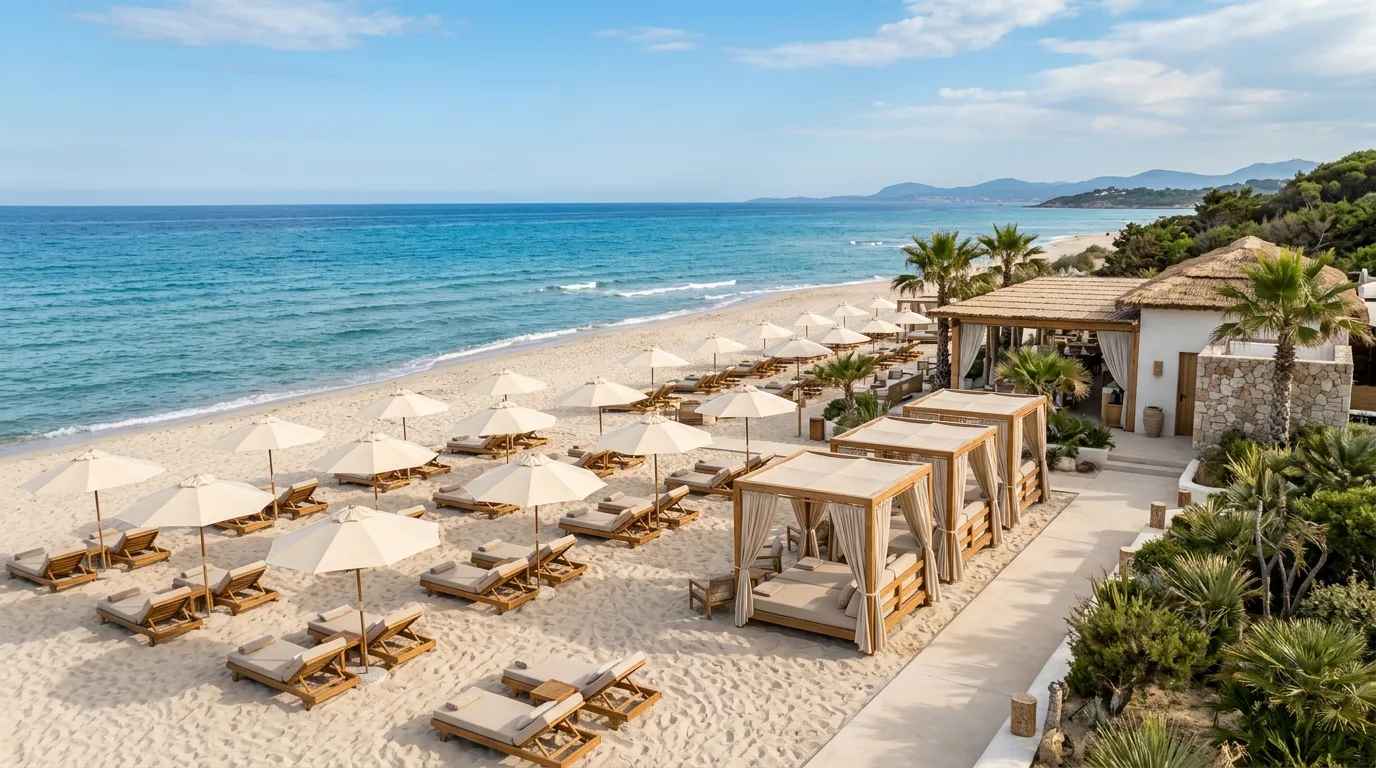 Пляж / beach club ракурс 1