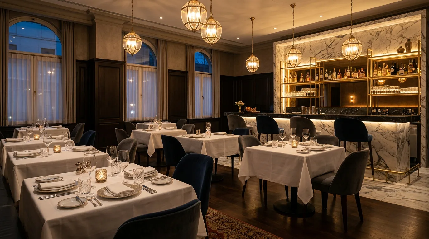 Ресторан fine dining ракурс 9