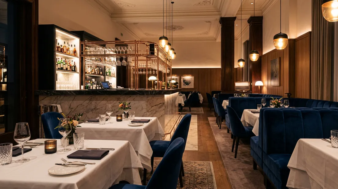 Ресторан fine dining ракурс 2