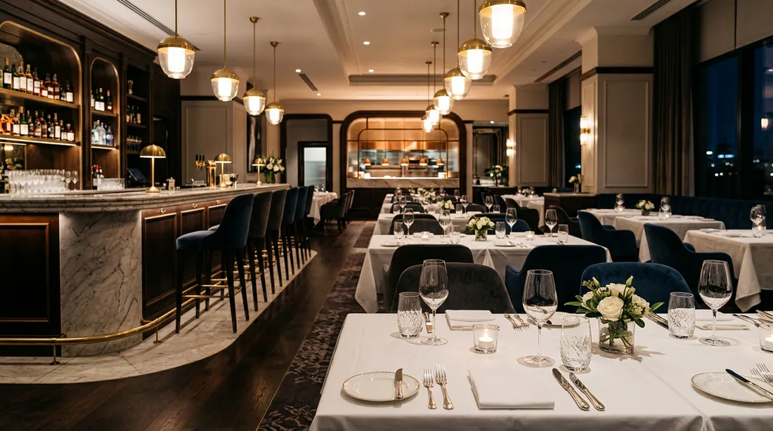 Ресторан fine dining ракурс 3