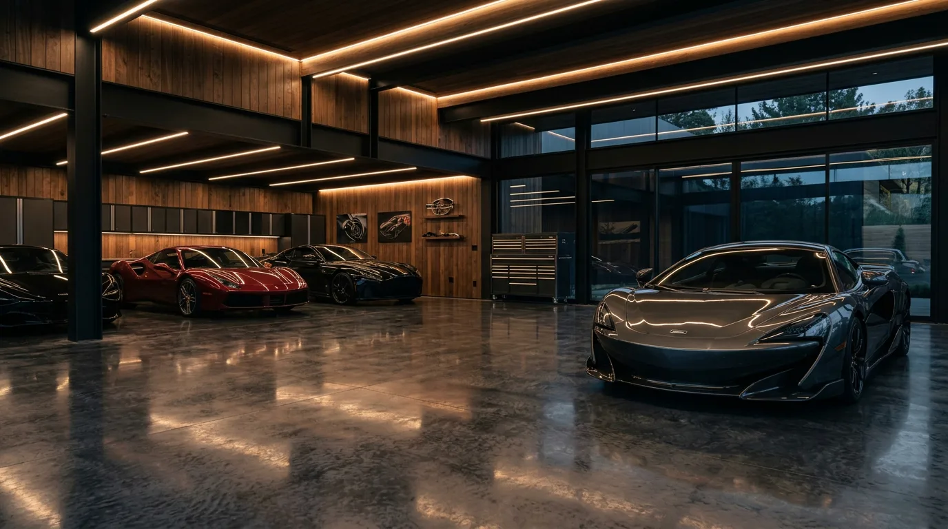 Автогараж / luxury garage ракурс 9