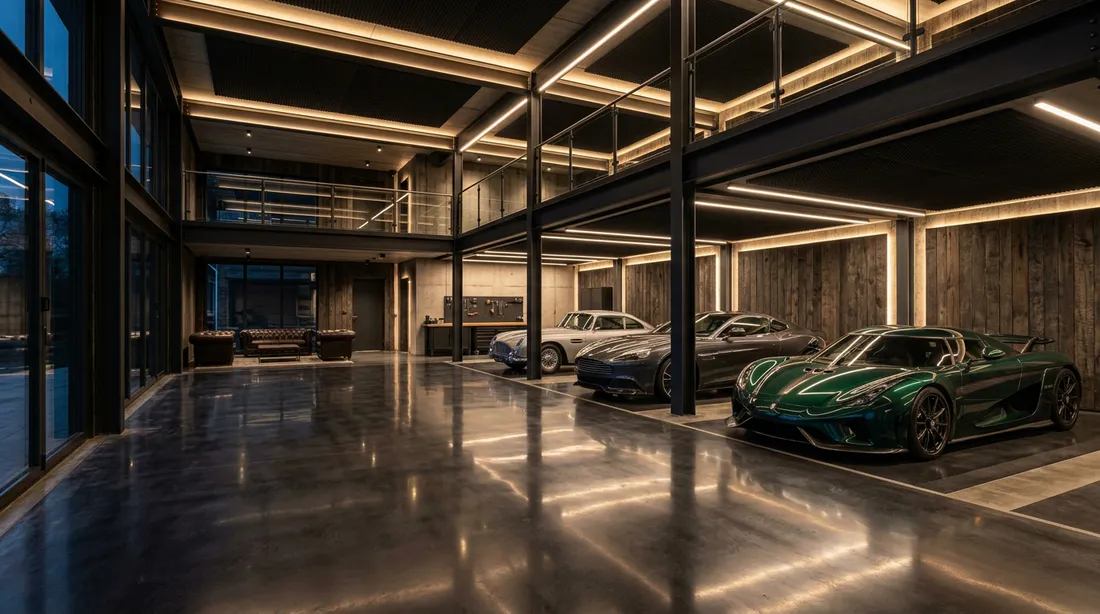 Автогараж / luxury garage ракурс 2