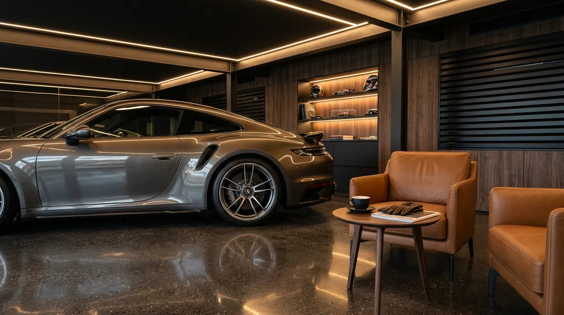 Автогараж / luxury garage ракурс 4