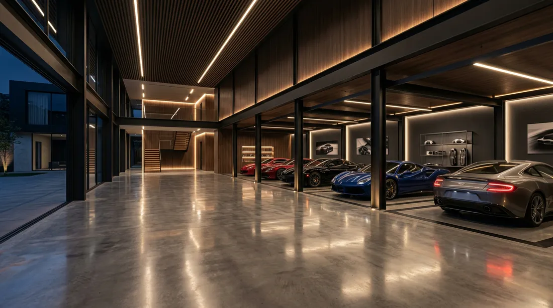 Автогараж / luxury garage ракурс 5