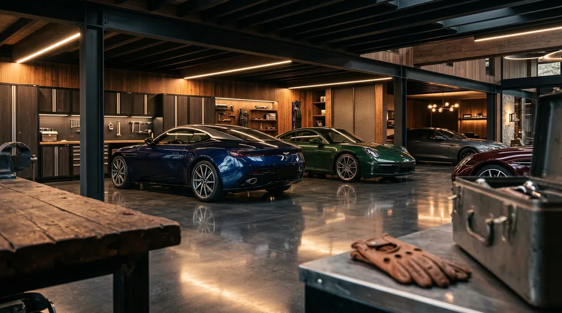 Автогараж / luxury garage ракурс 8