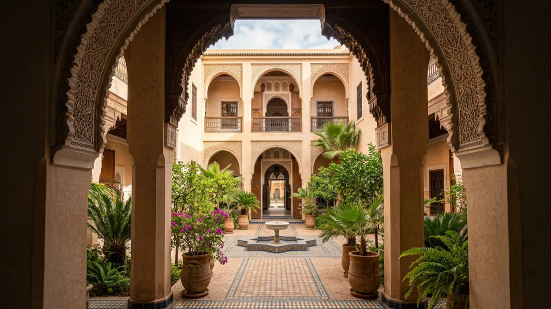 Марокканский riad ракурс 2