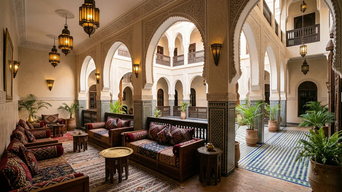 Марокканский riad ракурс 4