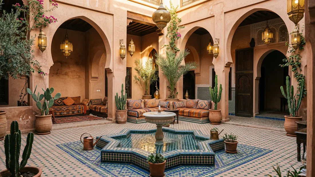 Марокканский riad ракурс 6