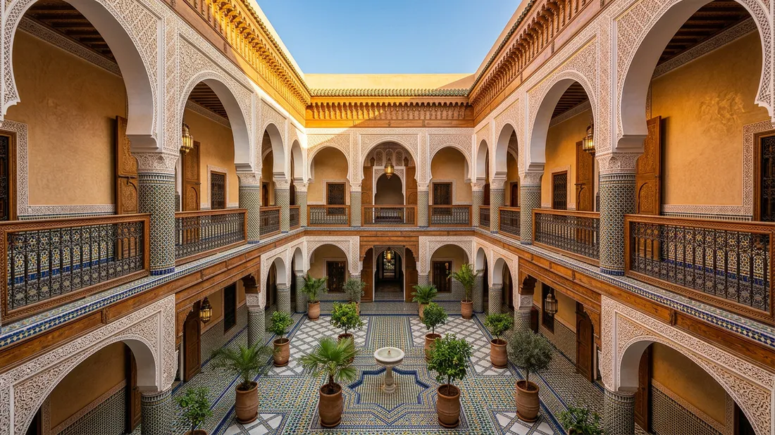 Марокканский riad ракурс 7