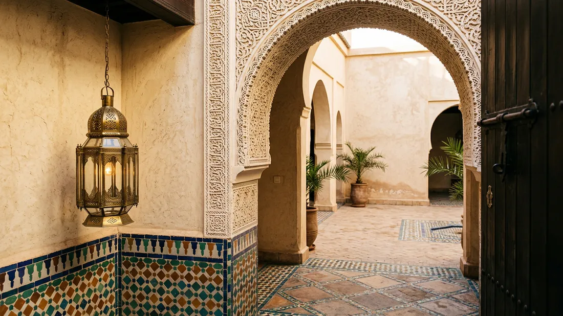 Марокканский riad ракурс 8