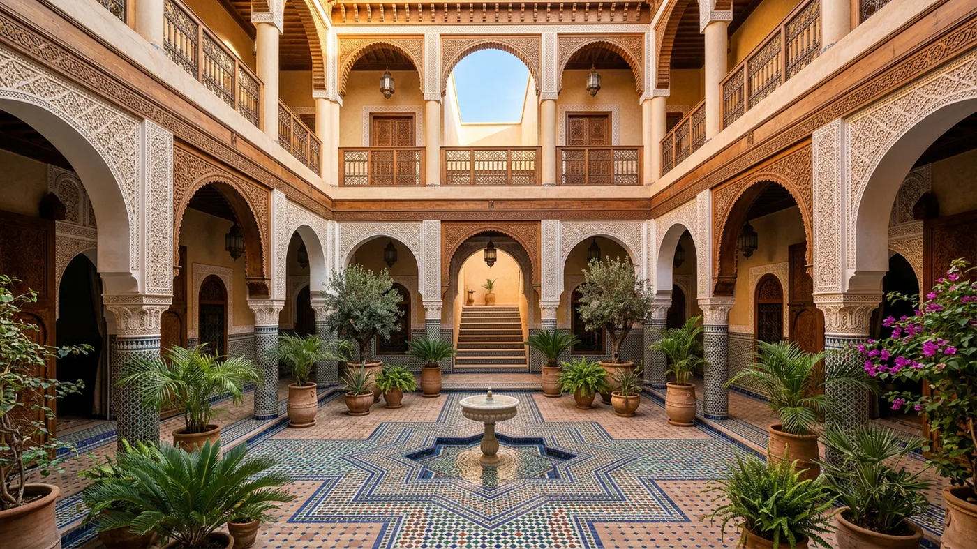 Марокканский riad