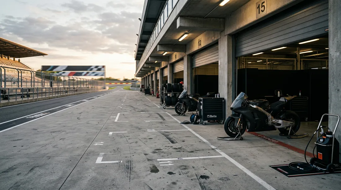 Мотогонки / pit lane ракурс 5