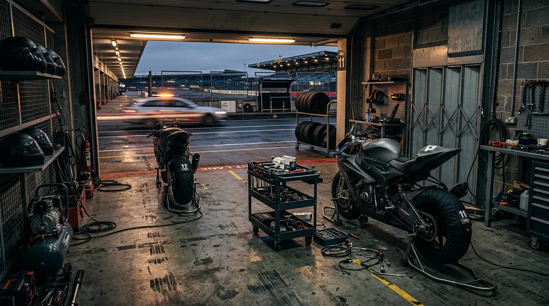Мотогонки / pit lane ракурс 7