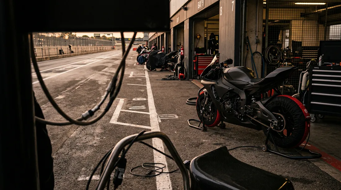 Мотогонки / pit lane ракурс 8